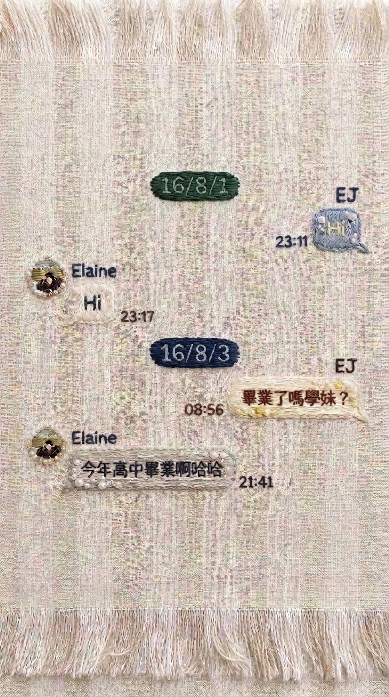 初次相遇的照片