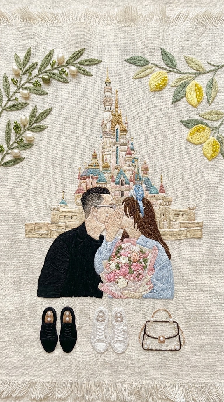 求婚時刻的照片